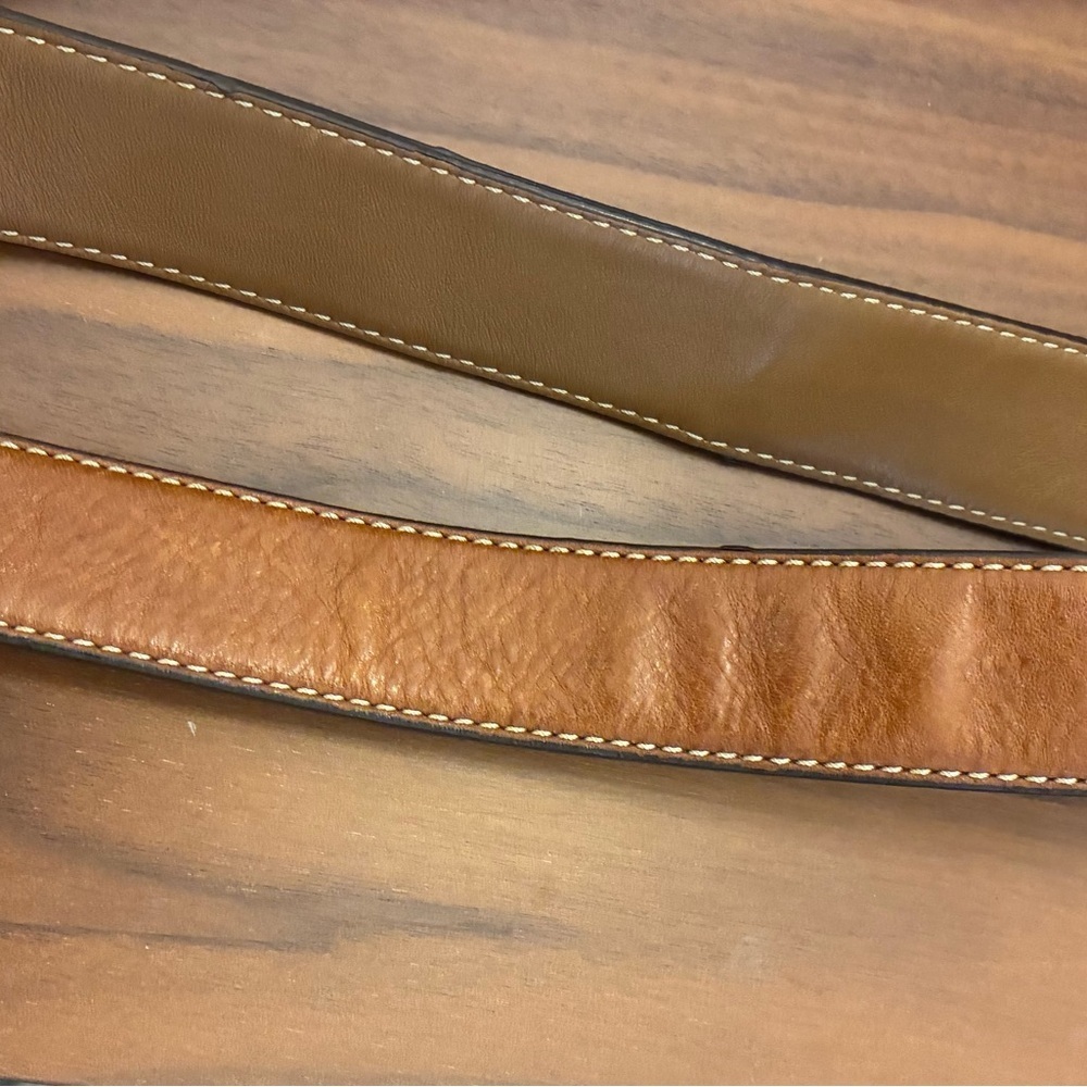 Coach cream and brown cognac crossbody Shoulder bag - Picture 8 of 9